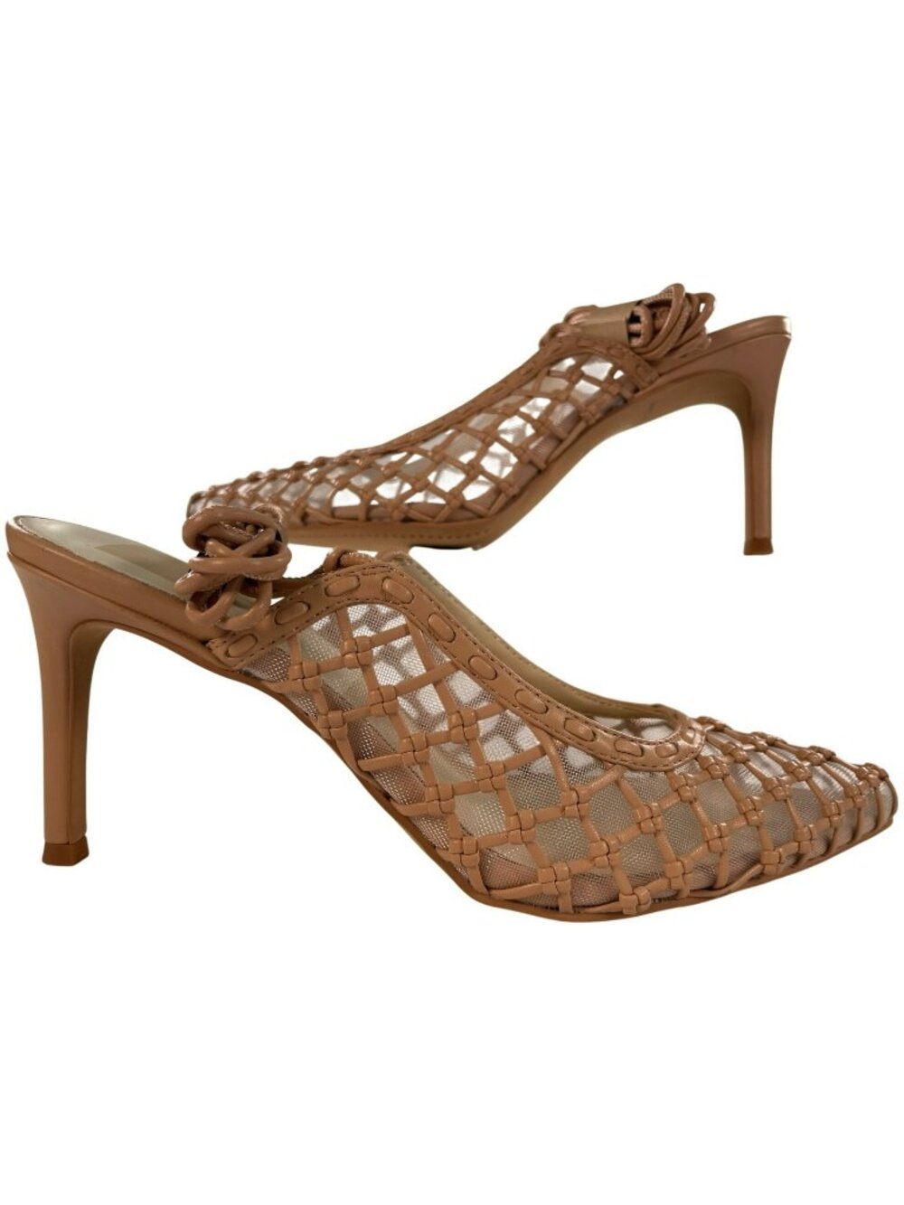 Dolce Vita Yael Cafe Woven Stella Beige Heels Pointed Toe Women's Size 8.5 NEW